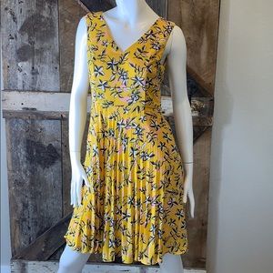 Banana Republic Yellow Floral Dress